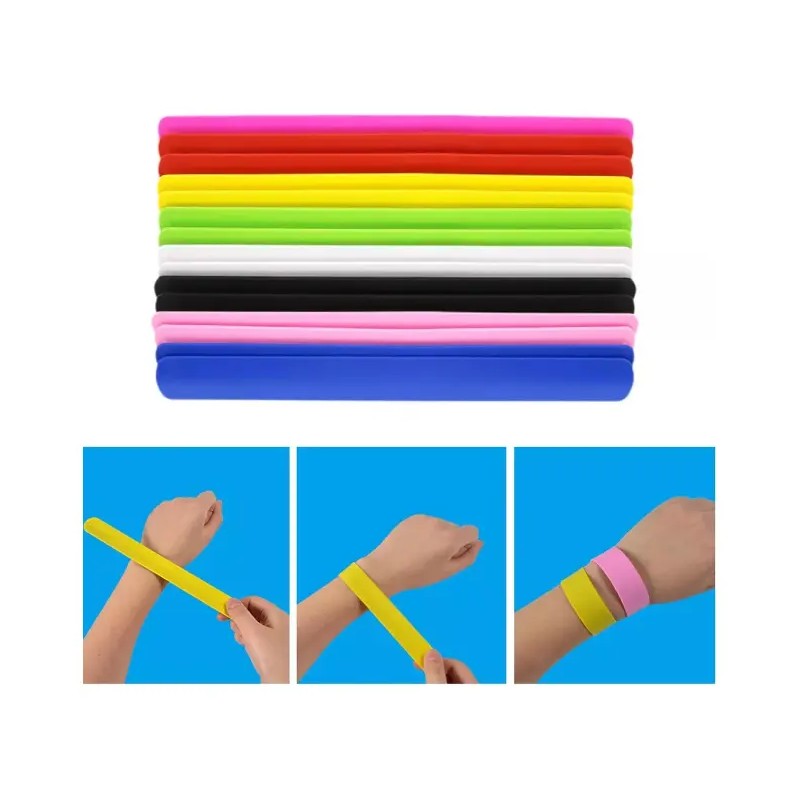 15 X Slap Bands Slap Pulseras Juguetes Para Niños Pulseras