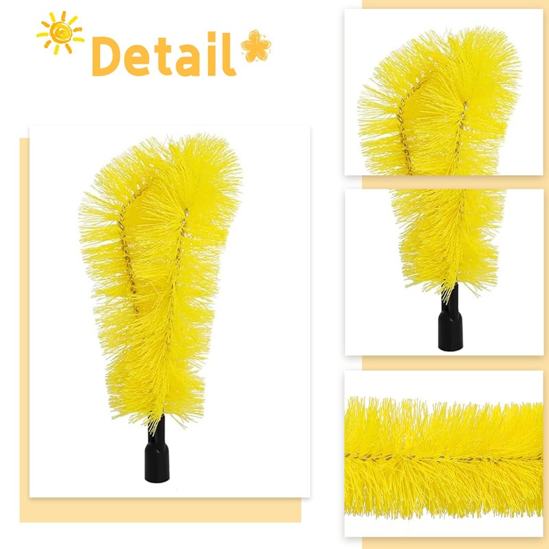 2 PCS Gutter Cleaning Brush Roofing Tool Rain Gutter Guard