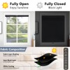 SHADEMOON Cordless Blackout Window Roller Shades, Pull Down Spring System