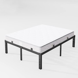 SUBORAWOS 4 Pcs Mattress Slide Stopper, Non Slip Mattress Gripper for Queen Bed Frame, Mattress-Holder-in-Place, Wide Adaptation Range, Easy Installation (Black)