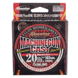 Sunline Nylon Line Shooter, Machine Guncast, 492.2 ft (150 m), No. 5, 20 lb, New at Brown
