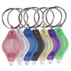 LED Keychain Flashlight - Portable Mini Light for Camping & Emergency Light Black BL10690 100ea