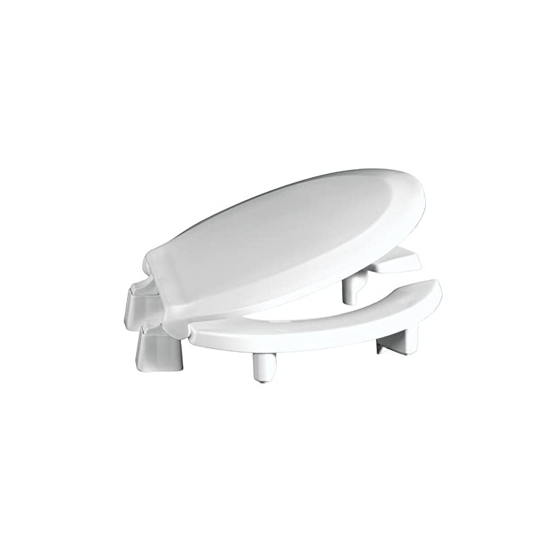 Centoco 3 inch Raised Toilet Seat for Seniors, Round, Open