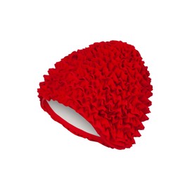 Fashy Women's Frill Ruffle Swimhat - Red