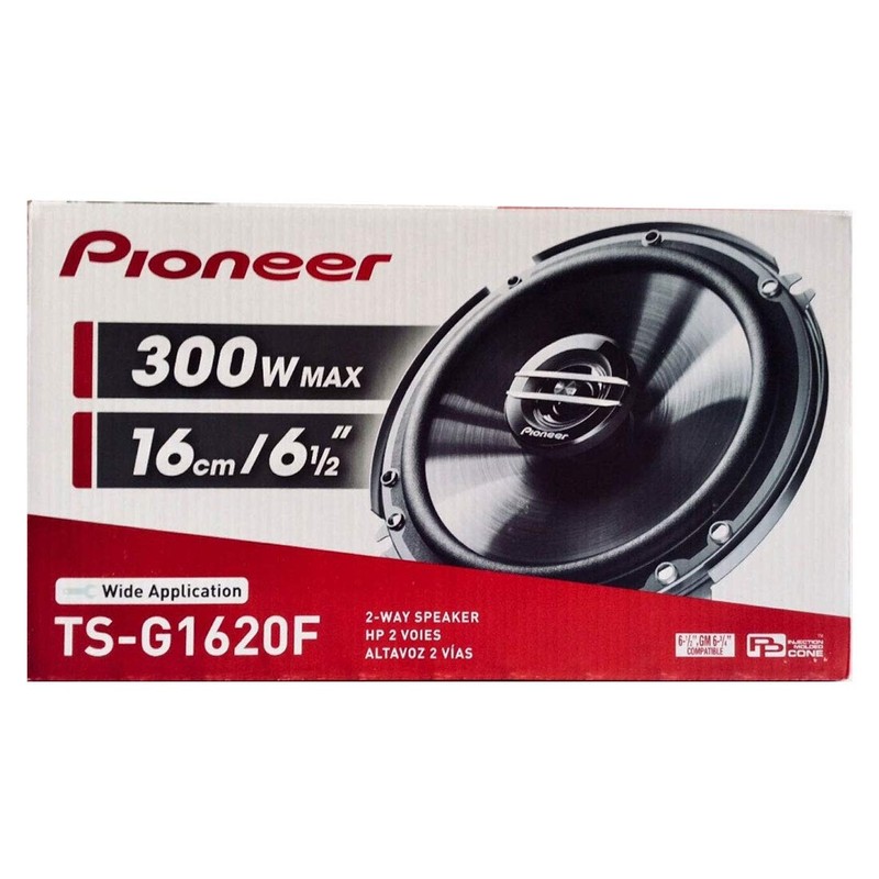 Pioneer TS-G1620F 6-1/2 Inch 2-Way Coaxial Speaker 300W