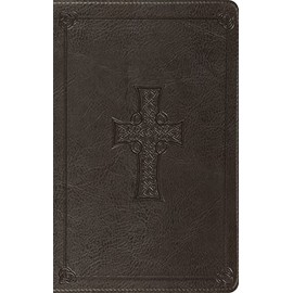 ESV Value Thinline Bible (TruTone, Charcoal, Celtic Cross Design)