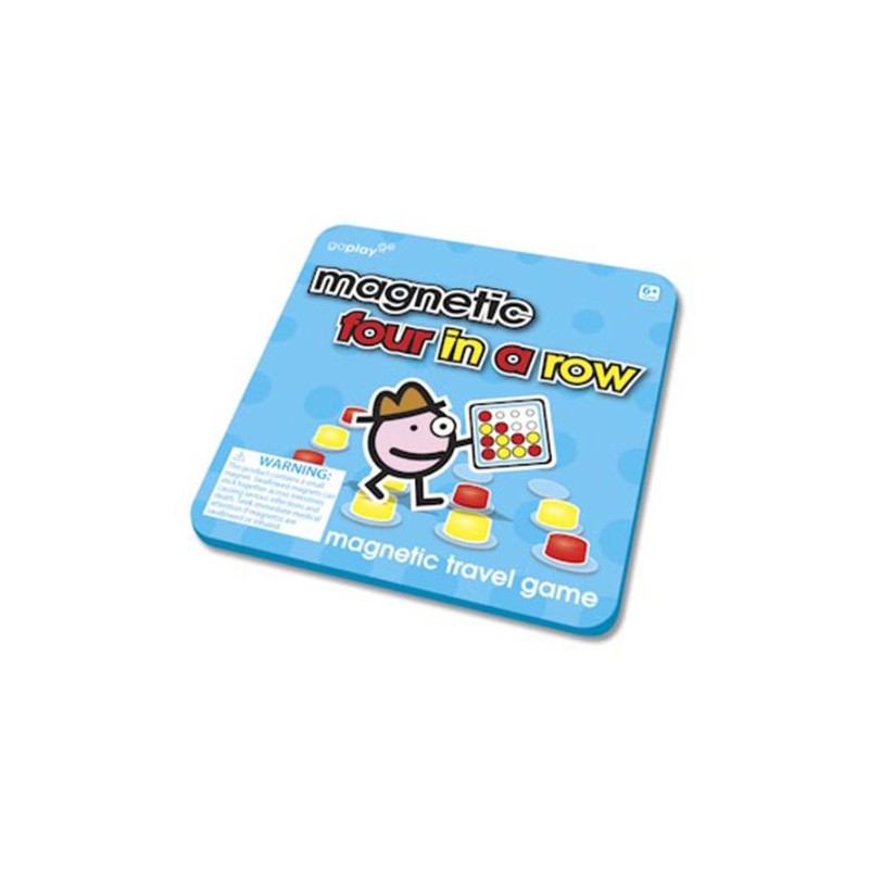 Goplay Magnetic Four in a Row, Black