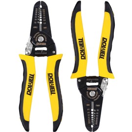 DOWELL 10-22 AWG Wire Stripping Tool Wire Stripper Cutter Pliers Tool Multi-Function Hand Tool for Electrician Craftsmanship 2-Piece