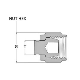 SSP 1/2" Tube 316ss Cap Plug Fitting SSP Griplok ISSG8P