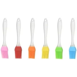 Cepillo de Silicona, Brocha de silicona para Cocina 6 piezas Resistente al Calor, Antiadherente – Ideal para Parrilla, Hornear, Barbacoa, Repostería y Marinados – Fácil de Limpiar