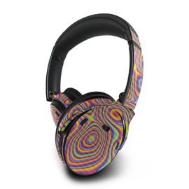 MightySkins Carbon Fiber Skin Compatible with Bose QuietComfort 45 Headphones Gobstopper | Protective, Durable Textured Carbon Fiber Finish | Easy to Apply | Made in The USA