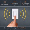 RunLessWire Simple Wireless Switch Kit, Self-Powered Rocker Switch, No Wire