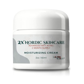 2x Nordic Skincare Cream - 2 Month Supply - Anti Aging Face Cream - Firm & Hydrate - Vitamin A, Collagen, & Ceramide Infused Anti-Aging Moisturizing Cream - Anti-Wrinkle - Skin Glotopix Radiance