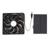 Outdoor Solar Panel Fan Kit Monocrystalline Silicon for Caravans Campers