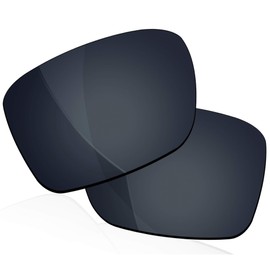 RockShell Polarized Lenses Replacement for Oakley TwoFace OO9189 Sunglasses - Black Metallic