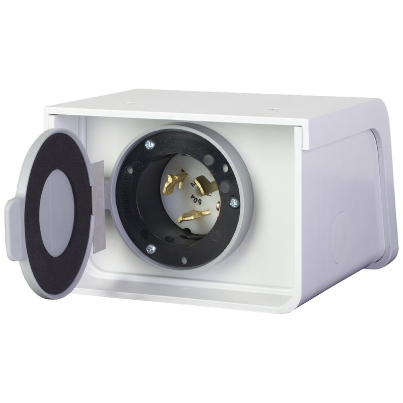 Reliance Controls Non-Metallic Power Inlet Box, Amps 50