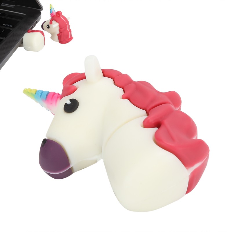 USB 2.0 Flash Drive White Cute Appearance Data Storage Tool