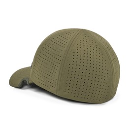 VIKTOS Men's Superperf Notch Hat - Moisture-Wicking Casual Outdoor Front-Square Mid-Profile Baseball Cap w/Notch Technology, Ranger, Small/Medium