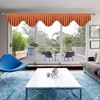 OYRING Energy Efficient Rod Pocket Curtain Valance Blackout valances for