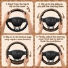 Leopard Print Car Accessories, Fashionable Steering Wheel Cover, Universal Fit