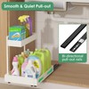 REALINN Expandable Under Sink Organizers and Storage, 2 Tier Under