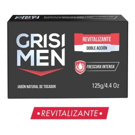 Jabón en Barra Grisi Men Revitalizante 125g