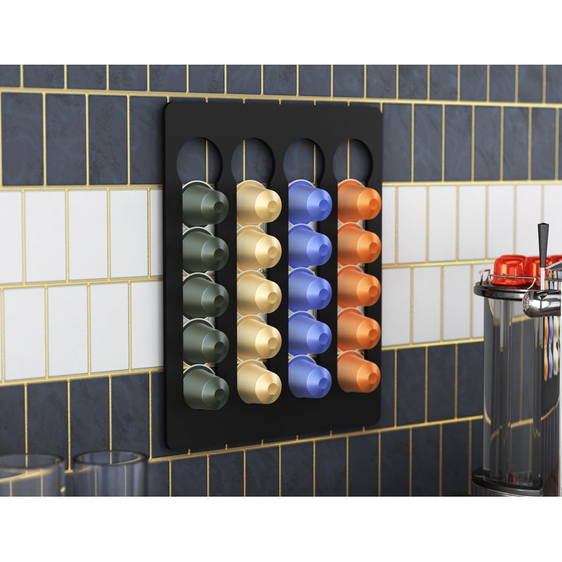 NewGround Designs Capsule Holder for Nespresso Capsules (Pack of 20)