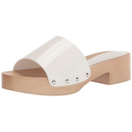 Dirty Laundry by Chinese Laundry Women's HEIDII Cloudy Patent Slide Sandal, Bone, 7.5