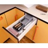 Luxury Organizador De Cuchillos Cajón 9 Cuchillos 2 Niveles Blanco