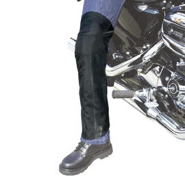 Rough & Road RR5867 Motorcycle Heat Guard, Rough Leather Heat Guard, Black, Long