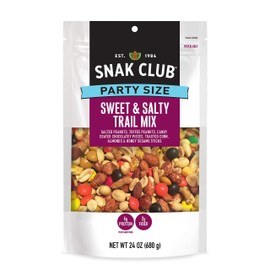 Snak Club Premium Sweet and Salty Trail Mix Party Size 24 ounce Bag