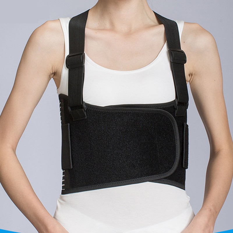 Thorax Support Chest Brace Breathable Elastic Adjustable Protective Chest Binder
