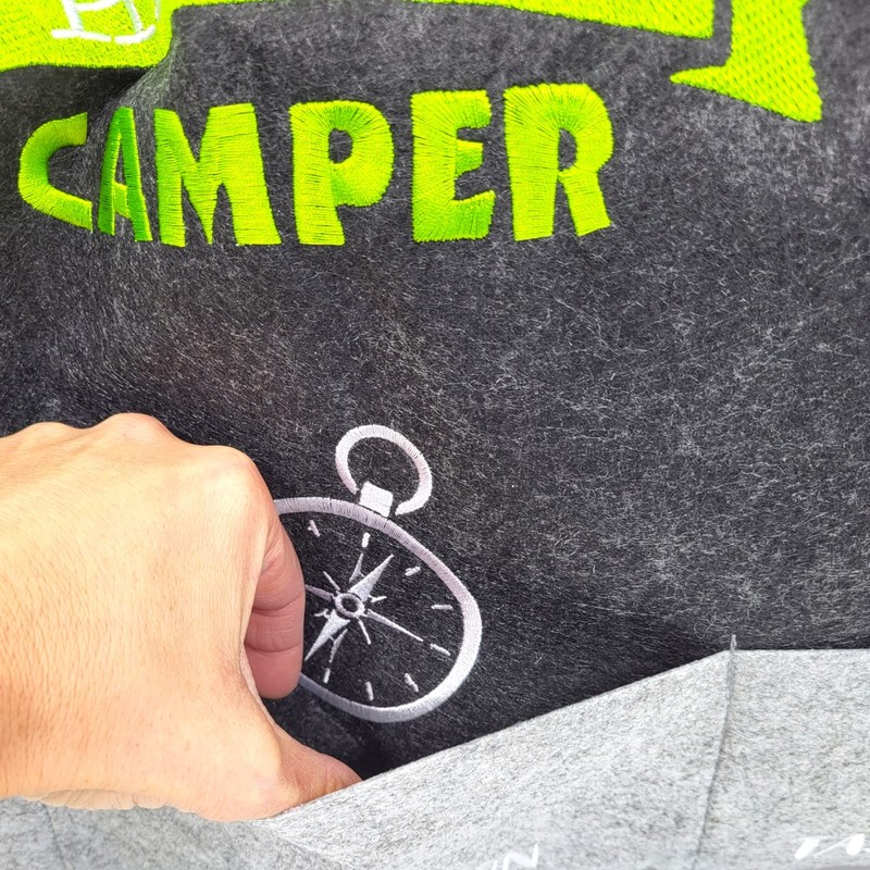 BUSDUGA 4128 Camper Cushion with 3 Pockets 57 x 37