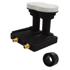 Premium X Monoblock Twin PXMB-3T LNB 0.1dB Astra 19.2° Eutelsat 16° for 80-85 cm Satellite Dish up to 2 Subscribers