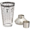 Franmara 8151-BX Recipe Cocktail Shaker, Stainless Steel/Glass