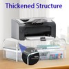 OPNICE Acrylic Clear Desk Organizers and Accessories, 2-Tier Computer Monitor
