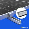 NuaSol Photovoltaic Trapezoidal Sheet Metal Roof Mounting Set Extension |