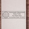 Massachusetts State Seal Notary Stamp, MA Notary Stamp, State Board