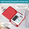 WENYA A4 Clipboard with Storage, Plastic A4 Clipboard Folder Storage