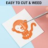 iImagine Vinyl 12'' x 42Ft Glossy Orange Permanent Vinyl Roll