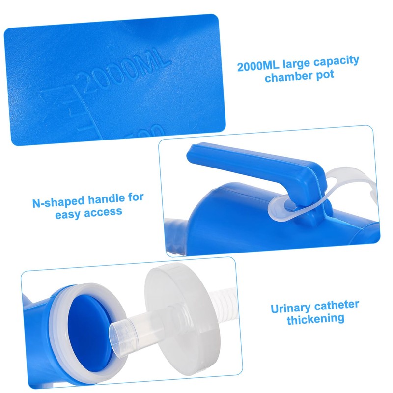 FRCOLOR Portable Female Urinal Bottle Lightweight and Sturdy Pee Container
