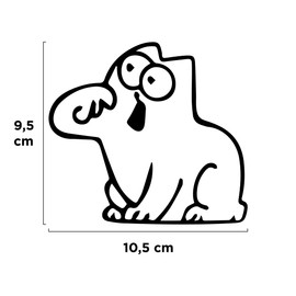 Gesar Car Sticker – Sticker – Suitable for Car and Motorcycle – Sticker Cat – Fuel Cap – Size 10 x 10 cm – Sticker – Vinyl – Laptop