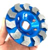2Pcs Diamond Concrete Grinding Cup Wheels 100mm 4" Set, Fits
