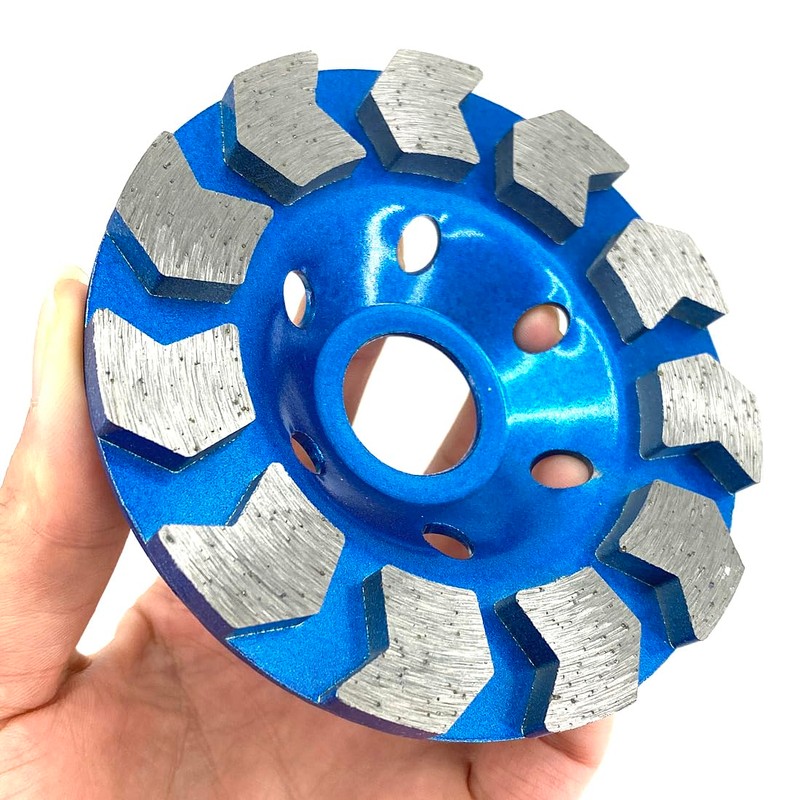 2Pcs Diamond Concrete Grinding Cup Wheels 100mm 4" Set, Fits
