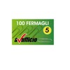 Alevar 100 Steel Paper Clips 50mm No.5 Large Office Clips