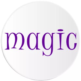 Kiwi Gifts Magic - 10 Pack Circle Stickers 3 Inch
