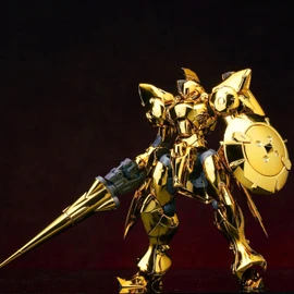 BEERISE Sheik Mainland Actaeon Golden Knight Plated Gold Limited Edition 1/144 Scale Model Kit 15+ POK ABS Articulated Mecha Ultra Action Trooper, 5.5 Inches, Hobby Craft Collectible