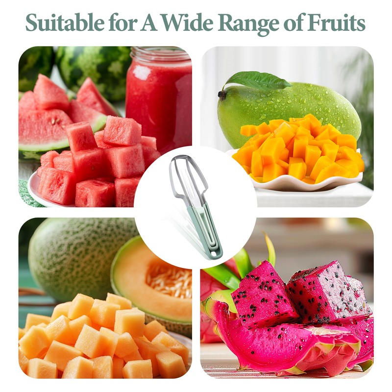 INBUGZ Watermelon Cutter Slicer Tool, New Stainless Steel Watermelon Popsicle