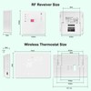 KETOTEK Smart Wireless Thermostat with RF Receiver for Boiler, Compatible