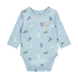 Steiff Baby Boys' Long-Sleeved Bodysuit, powderblue